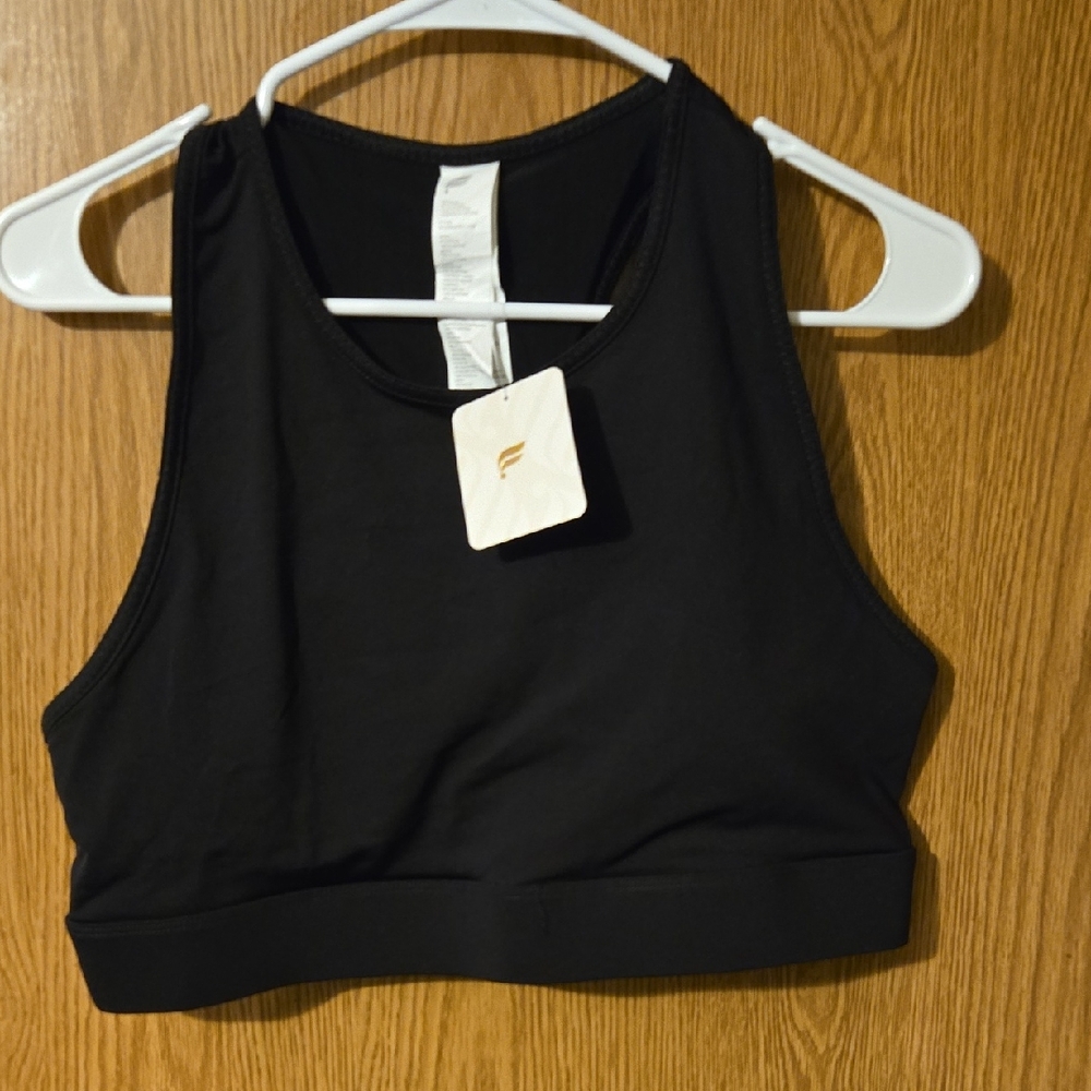 Fabletics Trinity High-Impact Black Sports Bra